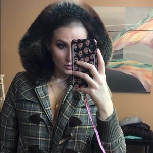 Dollhouse Jacket w/Faux Fur Hood (sz M)